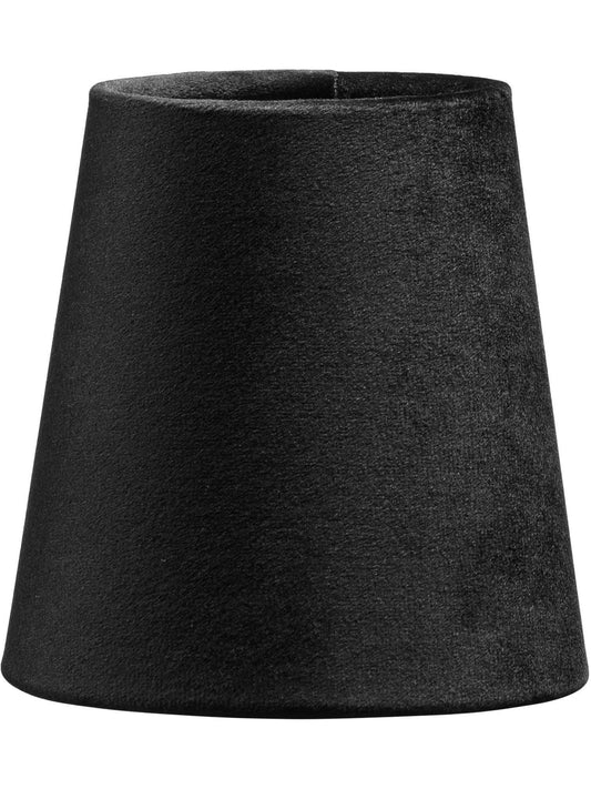 Queen Lampskärm - Sammet Svart 10cm - PR Home - Ljusvaruhuset