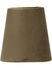 Queen Lampskärm - Sammet Brun 12cm - PR Home - Ljusvaruhuset