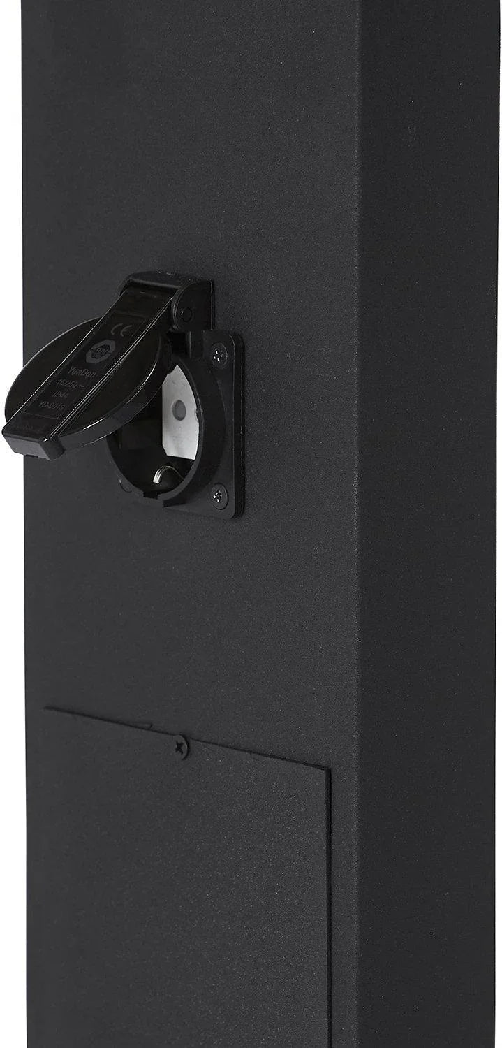 Luton stolpbelysning - 230VIP44 svart 100cm - PR Home - Ljusvaruhuset