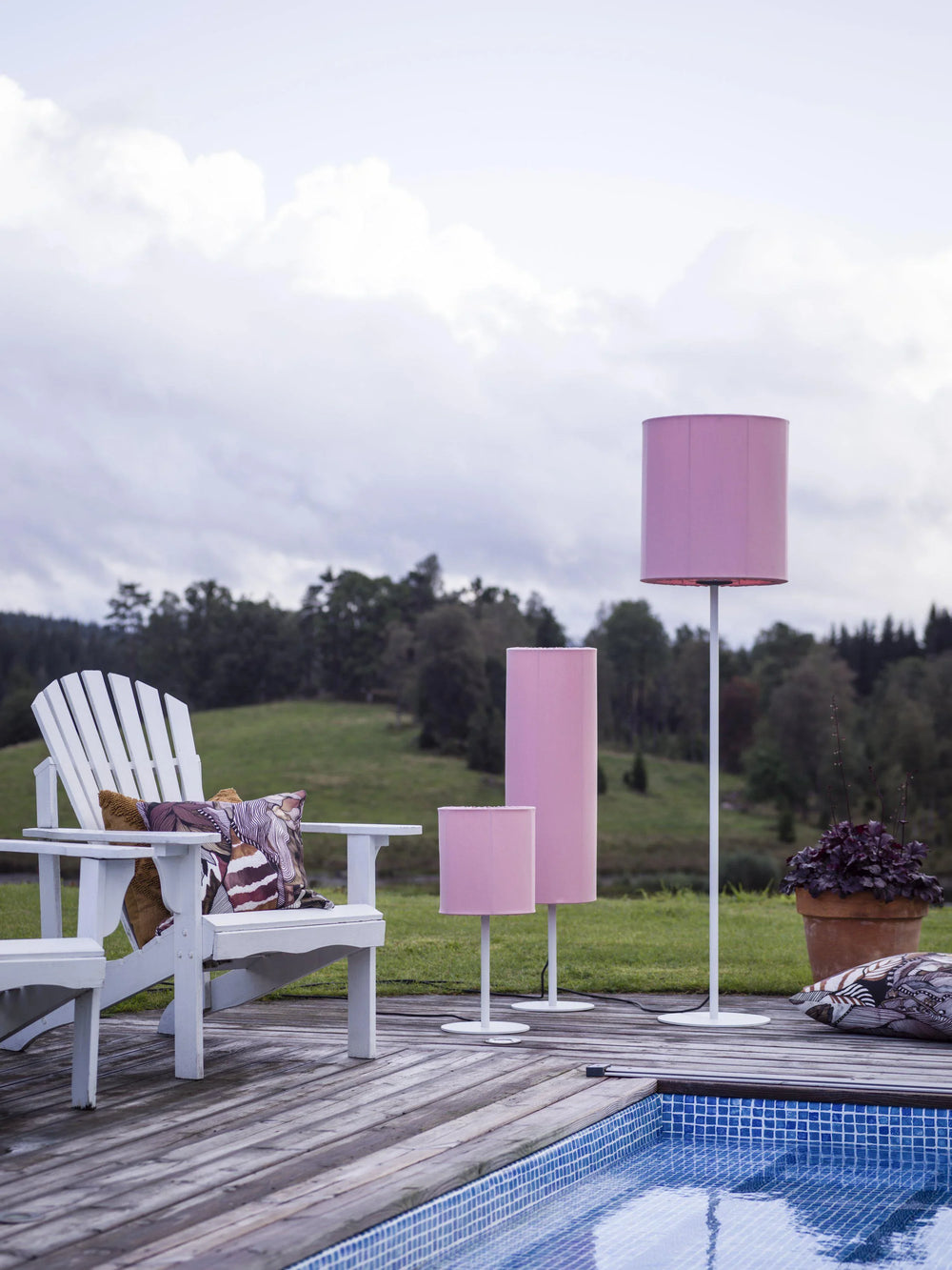 Agnar Golvlampa - Outdoor Rosa 156cm - PR Home - Ljusvaruhuset