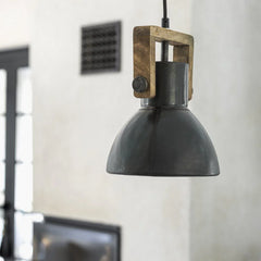 Ashby Single fönste - Pale Black Zinc 19cm - PR Home - Ljusvaruhuset