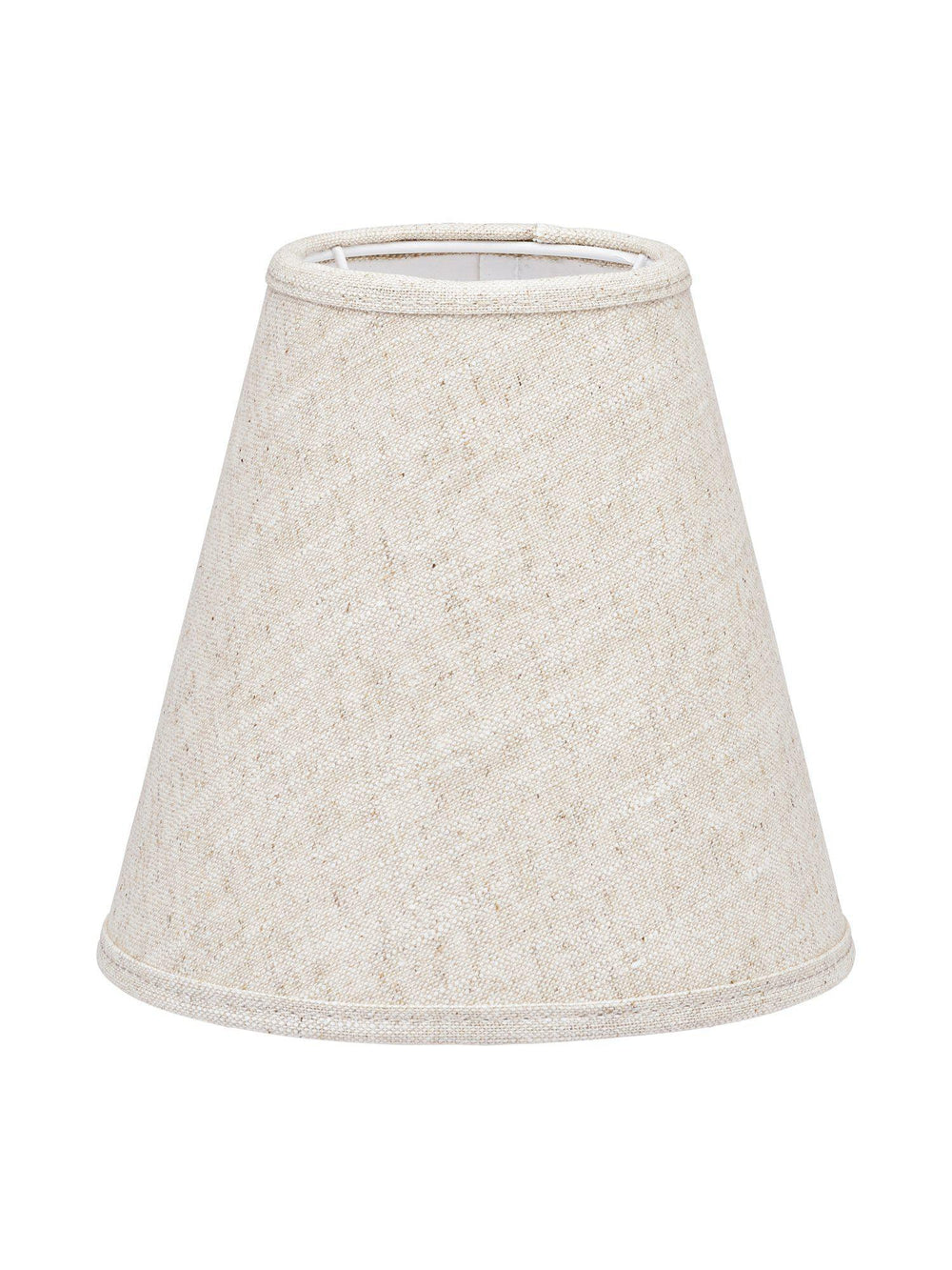 Toppringskärm E14 - Lin Natur/vit 15cm - PR Home - Ljusvaruhuset