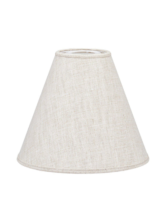 Toppringskärm - Lin Natur/vit 22cm - PR Home - Ljusvaruhuset