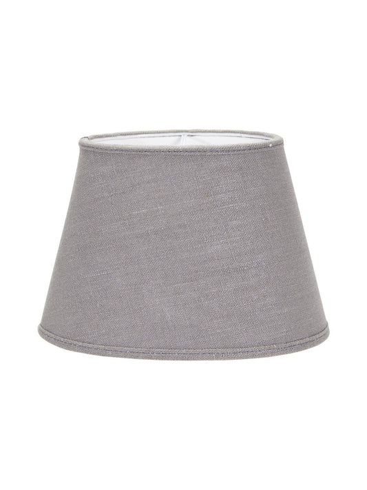 Oval Lampskärm - Lin Grå 15cm - PR Home - Ljusvaruhuset