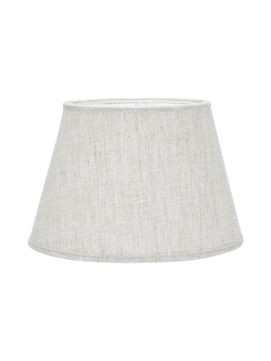 Oval Lampskärm - Lin Natur/vit 15cm - PR Home - Ljusvaruhuset