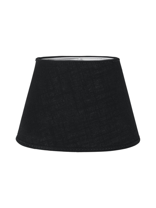 Oval Lampskärm - Classico Svart 25cm - PR Home - Ljusvaruhuset