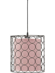 Ring Taklampa Svart - Svart/Klar Rosa 30cm - PR Home - Ljusvaruhuset