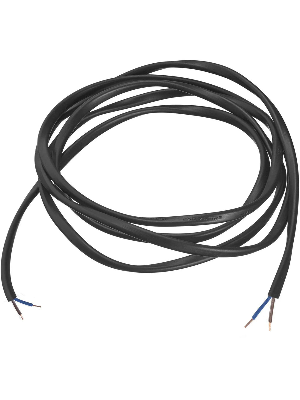 Lampsladd 5m - Black, Flat 2x0,75 - PR Home - Ljusvaruhuset