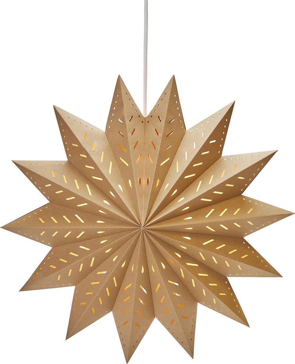 Alfa Julstjärna - Brun 50cm - PR Home - Ljusvaruhuset