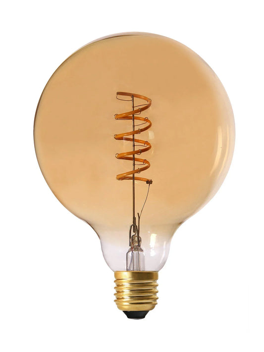 Elect Spiral LED Fil - Globe Gold 125mm - PR Home - Ljusvaruhuset