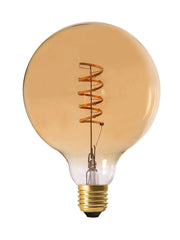 Elect Spiral LED Fil - Globe Gold 125mm - PR Home - Ljusvaruhuset