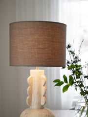 Sara Lampskärm - Lin Mocca 35cm - PR Home - Ljusvaruhuset