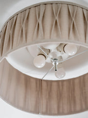 Plafond Plissé - Stygn Natur 45cm - PR Home - Ljusvaruhuset