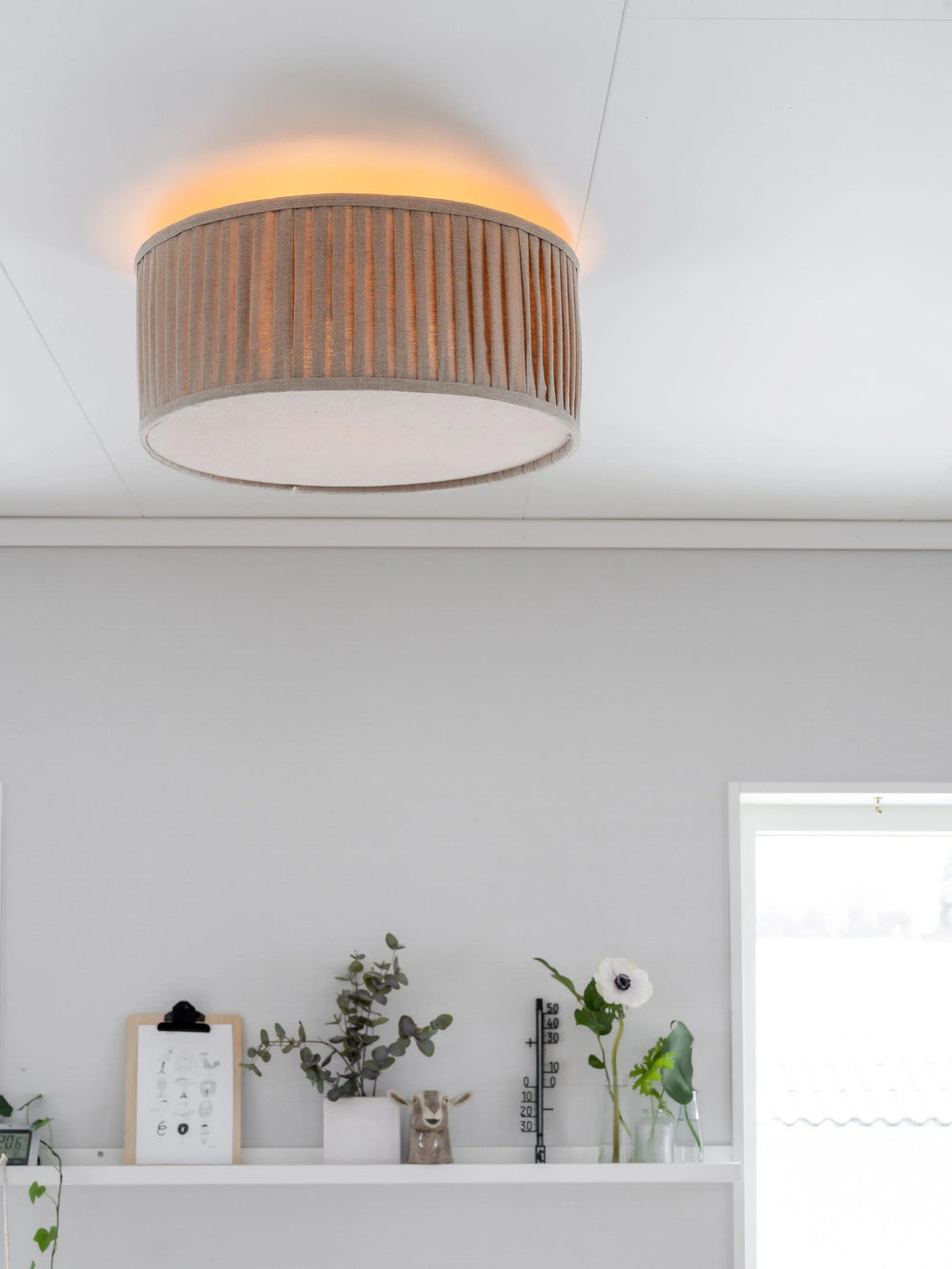 Plafond Plissé - Natur 45cm - PR Home - Ljusvaruhuset