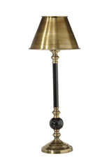 Abbey Lampfot - Svart/Antikmäss 40cm - PR Home - Ljusvaruhuset
