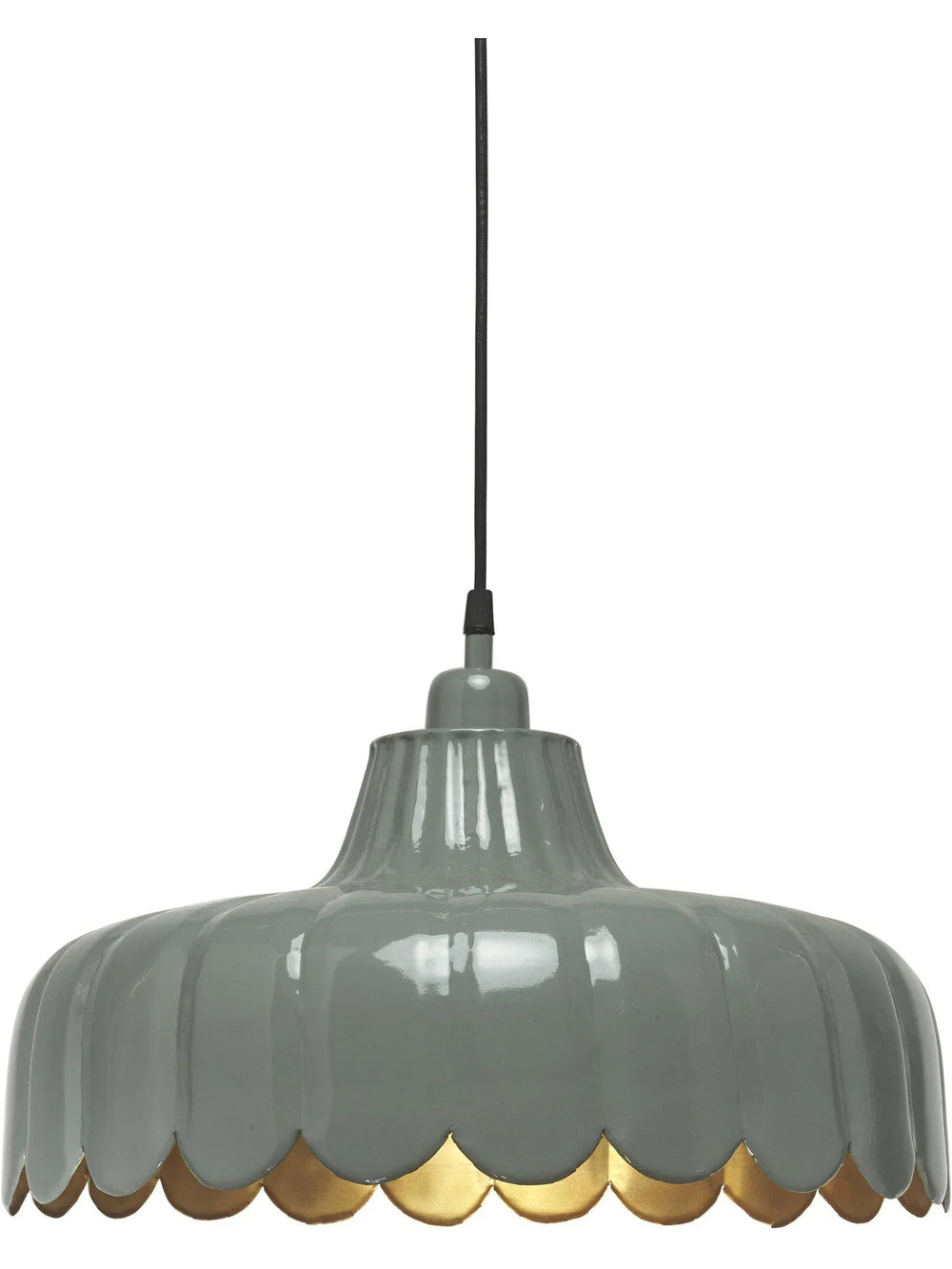 Wells taklampa - Grön/guld 43cm - PR Home - Ljusvaruhuset