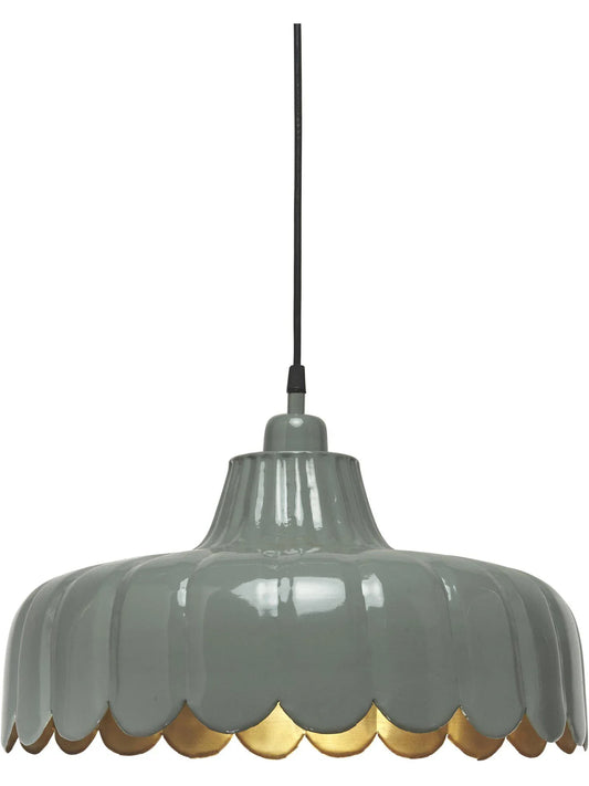 Wells taklampa - Grön/guld 43cm - PR Home - Ljusvaruhuset