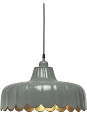 Wells taklampa - Grön/guld 43cm - PR Home - Ljusvaruhuset