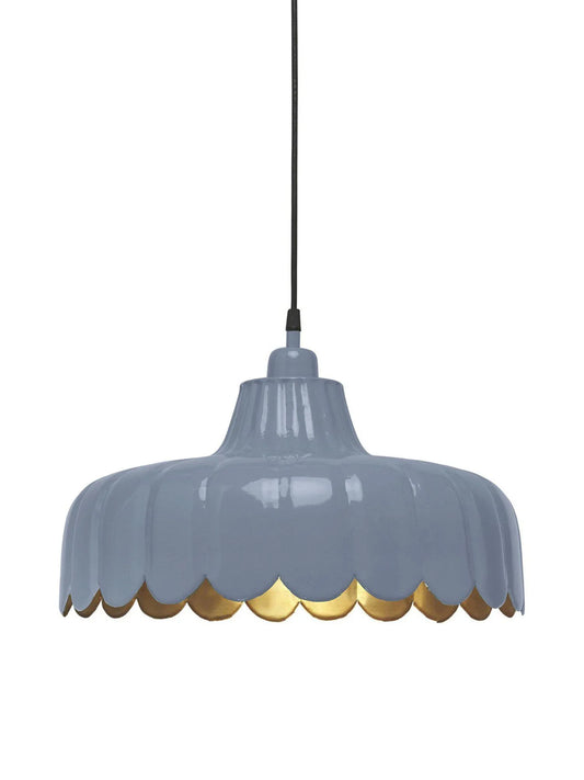 Wells taklampa - Denim/guld 43cm - PR Home - Ljusvaruhuset