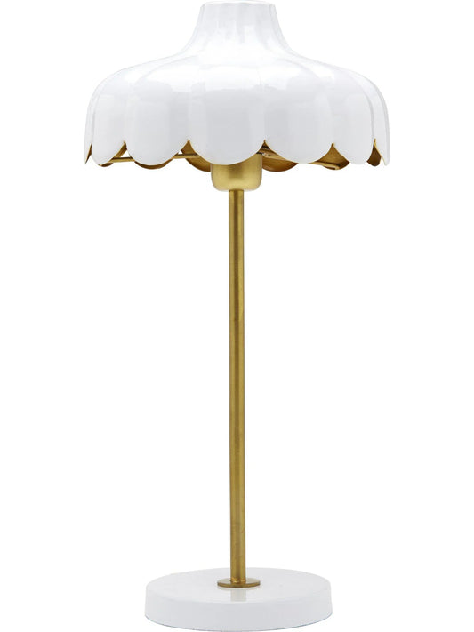 Wells bordslampa - Vit/guld 50cm - PR Home - Ljusvaruhuset