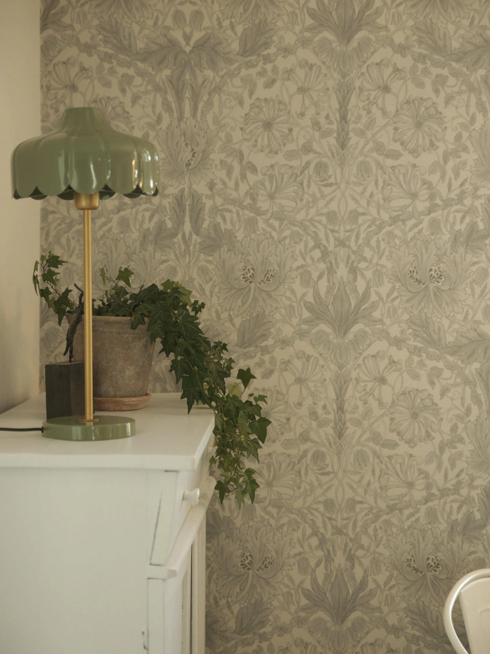 Wells bordslampa - Mossa/guld 50cm - PR Home - Ljusvaruhuset