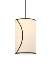 Ava taklampa - Offwhite/svart 30cm - PR Home - Ljusvaruhuset