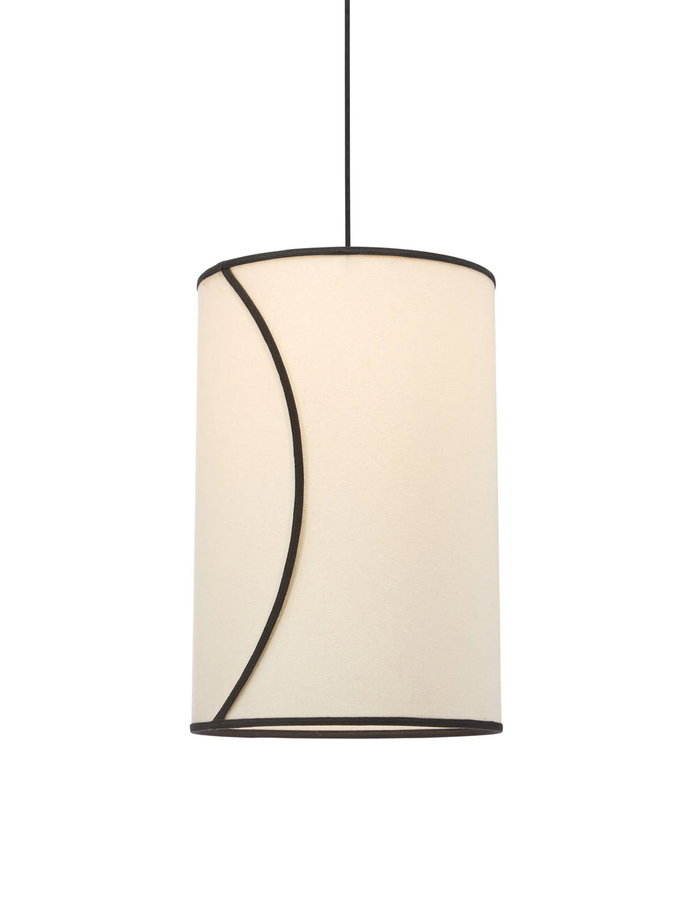 Ava takskärm - Offwhite/svart 30cm - PR Home - Ljusvaruhuset