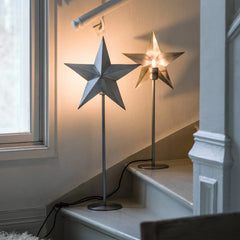 Nordic Star on base - Pale silver 76cm - PR Home - Ljusvaruhuset