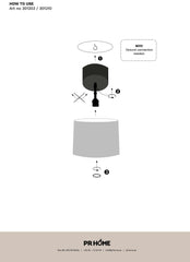 Bacup takkopp - Svart 12cm - PR Home - Ljusvaruhuset