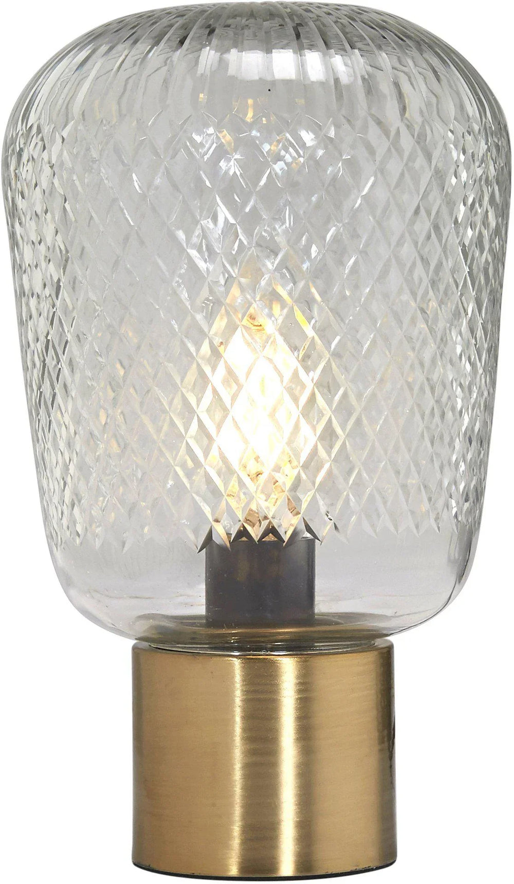 Juliette bordslampa - Klar/mässing 21cm - PR Home - Ljusvaruhuset