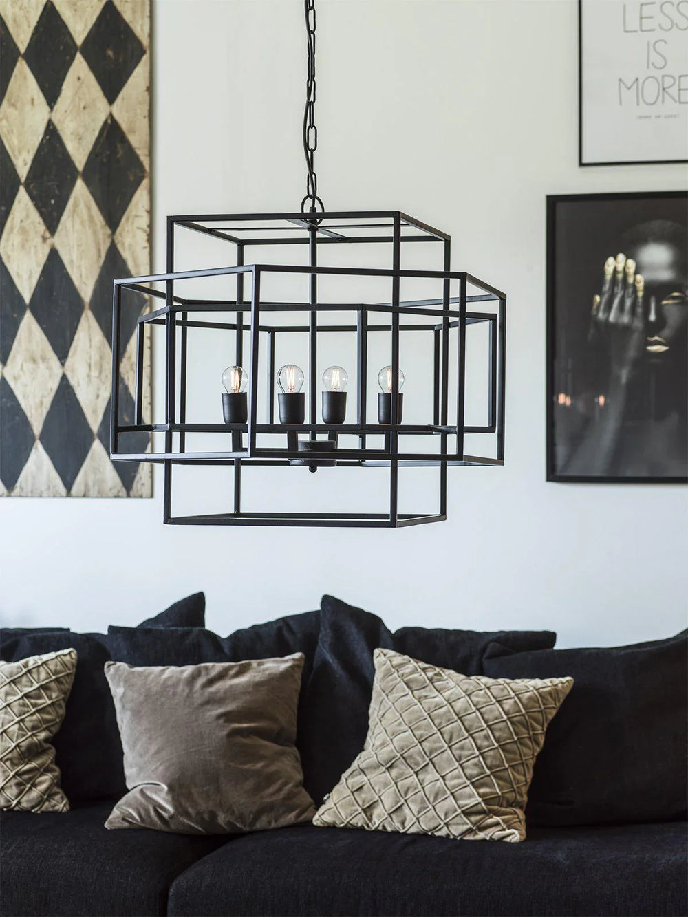 Rod vägglampa - Svart 108cm - PR Home - Ljusvaruhuset