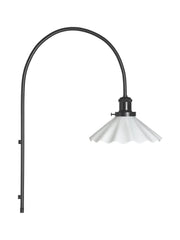 August Vägglampa - Opal Veckad 25cm - PR Home - Ljusvaruhuset