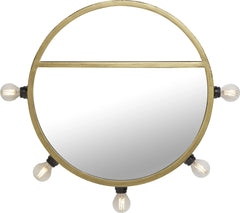 Bea spegellampa - Svart/guld 45cm - PR Home - Ljusvaruhuset