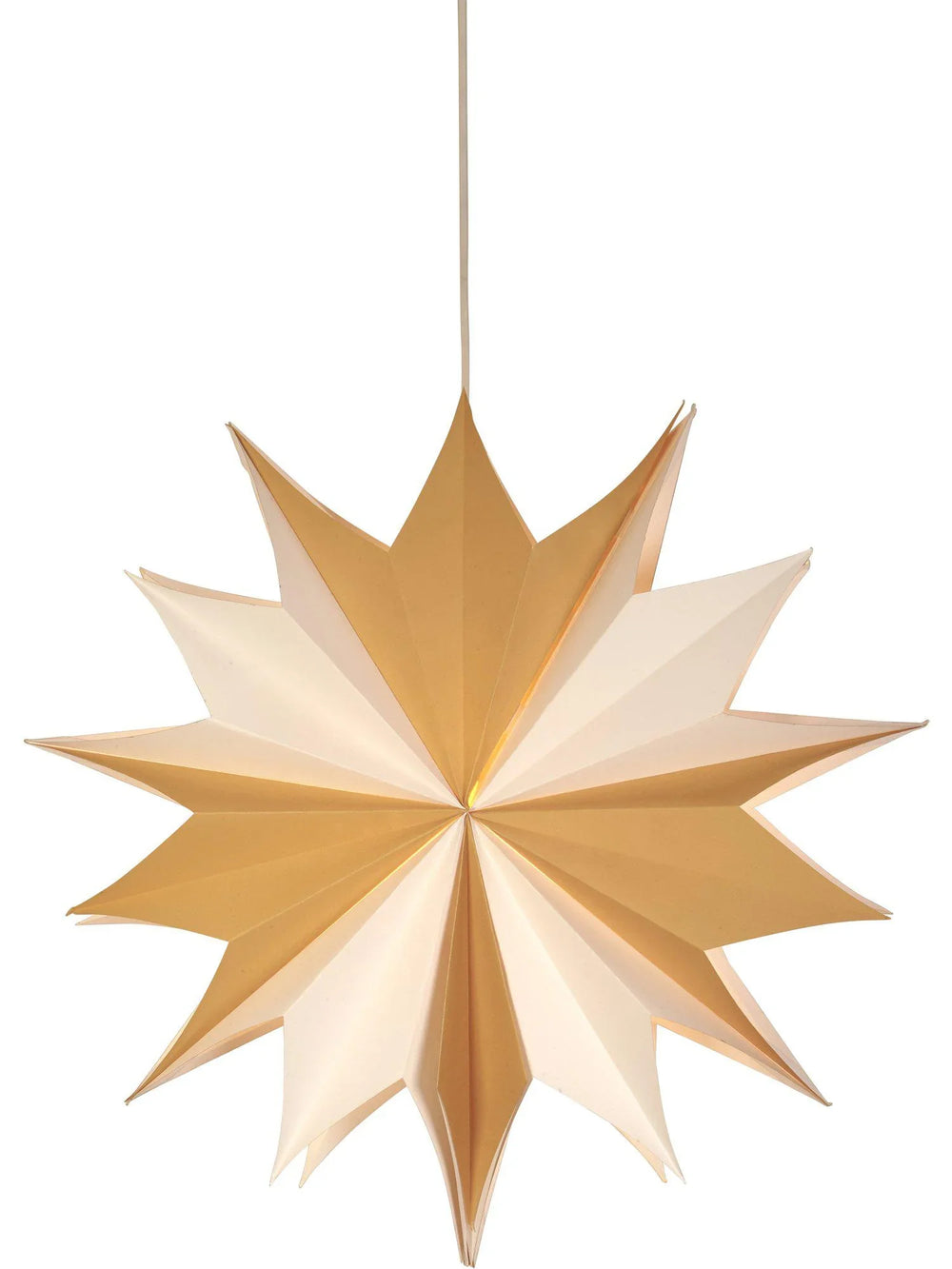 Bellatrix Julstjärna - Vit/Natur 60cm - PR Home - Ljusvaruhuset