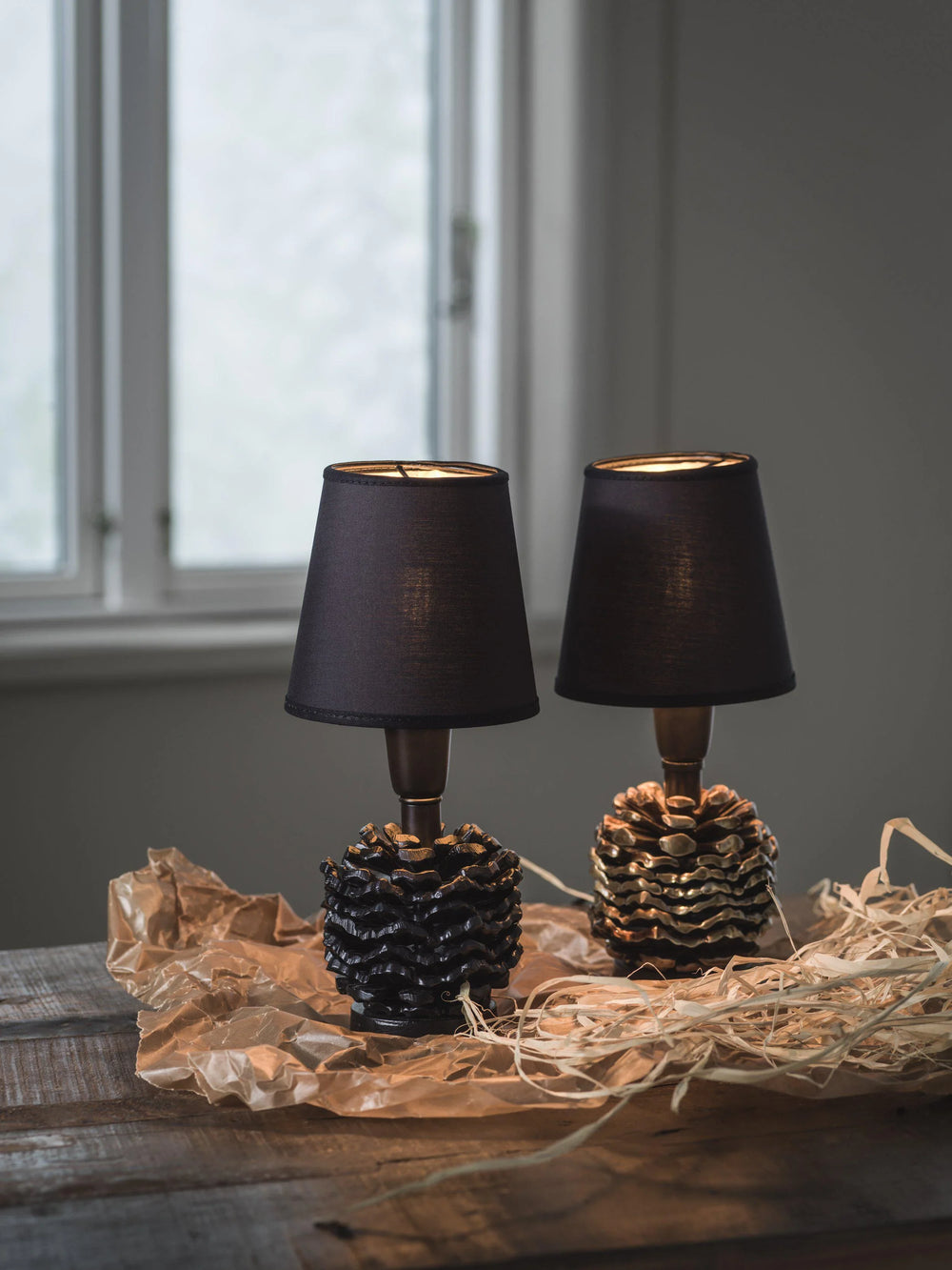 Kotten Lampfot - Antik mässing 19cm - PR Home - Ljusvaruhuset