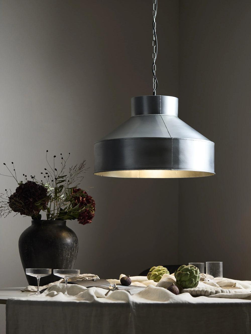 Hammersmith Taklampa - Antik Silver 55cm - PR Home - Ljusvaruhuset
