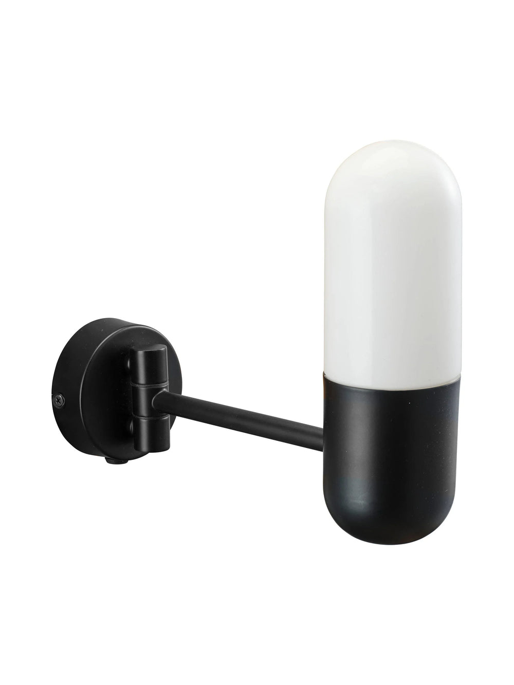 Zeta Vägglampa IP44 - Mattsvart 23cm - PR Home - Ljusvaruhuset