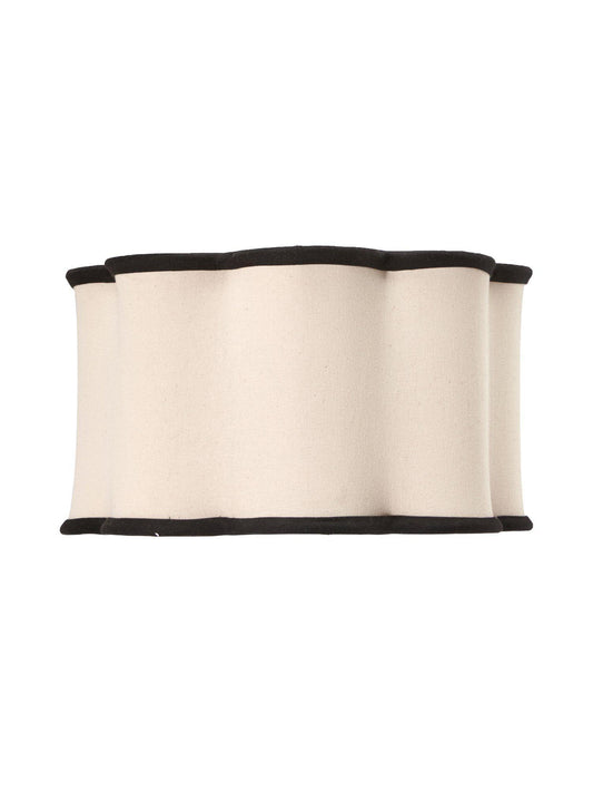 Judy lampskärm - Natur/svart 35cm - PR Home - Ljusvaruhuset