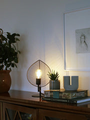 Elm bordslampa S - Svart 32,5cm - PR Home - Ljusvaruhuset