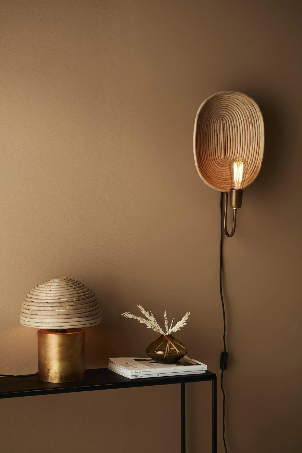 Bess bordslampa - Natur 32cm - PR Home - Ljusvaruhuset