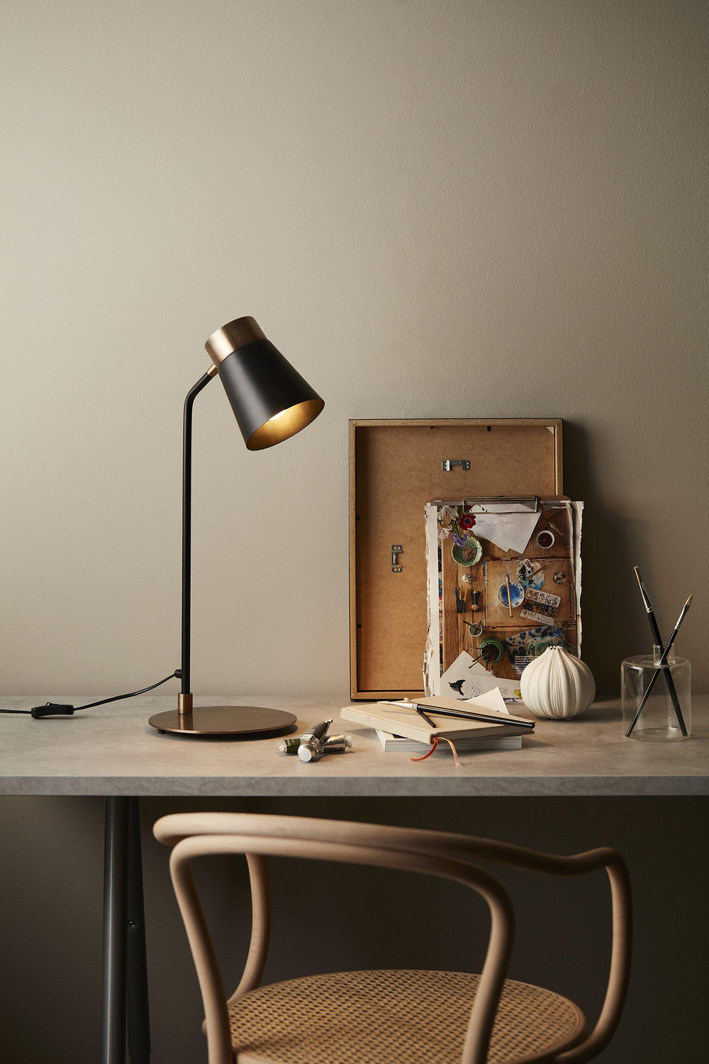 Luna skrivbordslampa - Svart 60cm - PR Home - Ljusvaruhuset