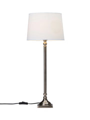Margot bordslampa - Antiksilver 51cm - PR Home - Ljusvaruhuset