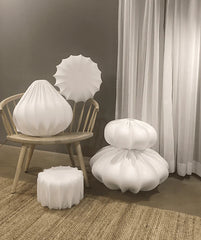 Dalia Takskärm - Jersey Vit 40cm - PR Home - Ljusvaruhuset