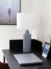 Solo lampfot - Blank denim 32cm - PR Home - Ljusvaruhuset