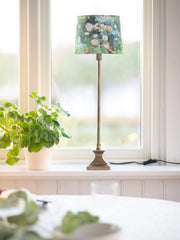 Sofia Lampskärm - Blomster Grön 20cm - Carl Larsson - Ljusvaruhuset