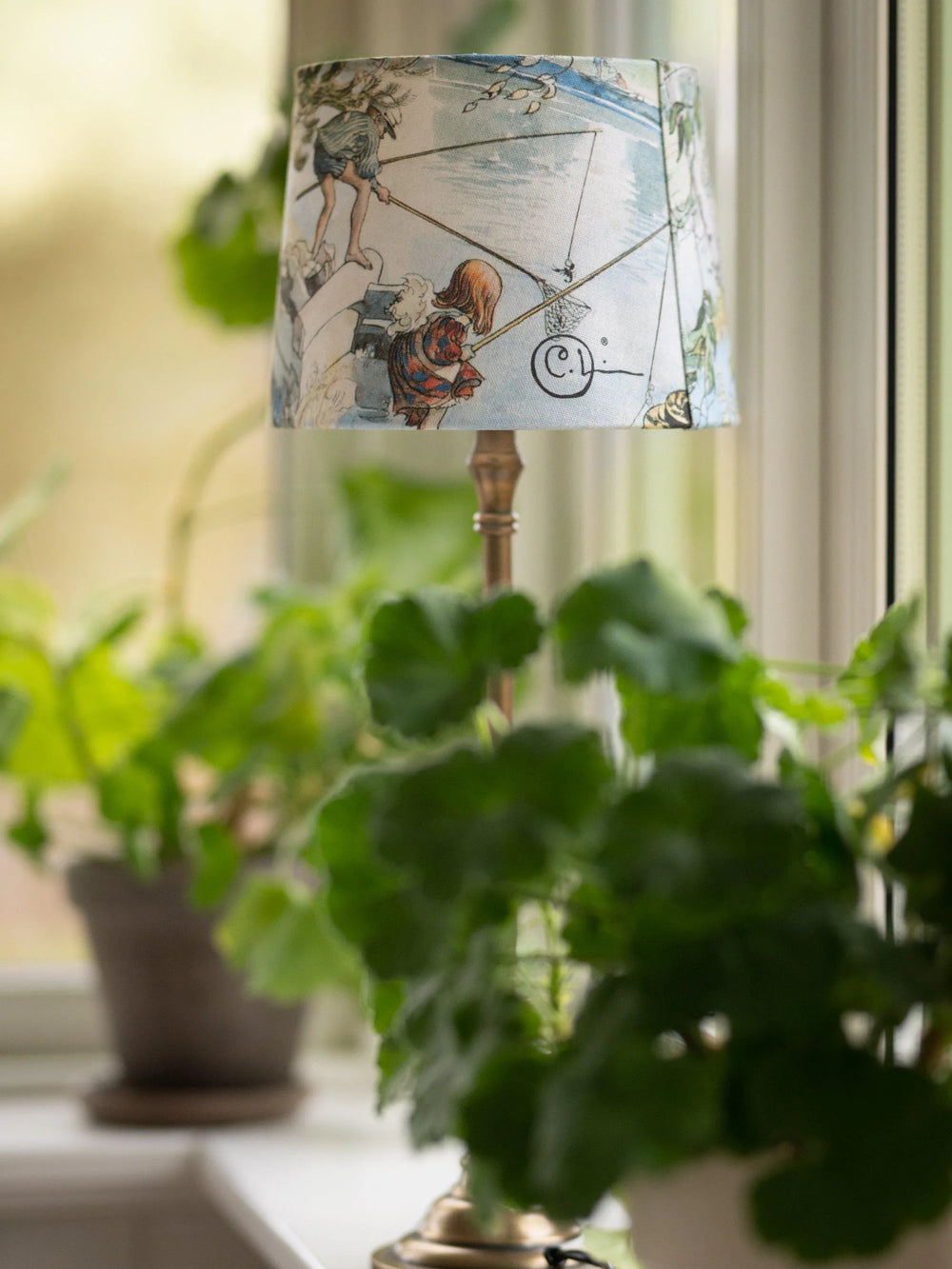 Sofia Lampskärm - Kräftfångst Beige 20 - Carl Larsson - Ljusvaruhuset