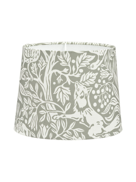 Sofia Lampskärm - Eldertree Grön 20cm - Borås tapeter - Ljusvaruhuset