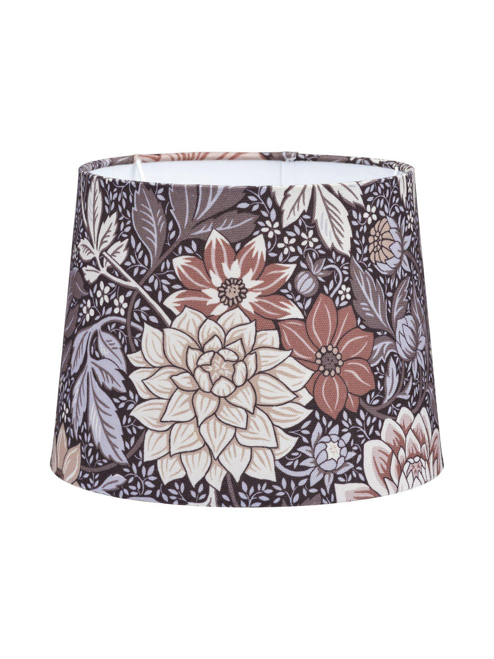 Sofia Lampskärm - Dahlia Brun 20cm - Borås tapeter - Ljusvaruhuset