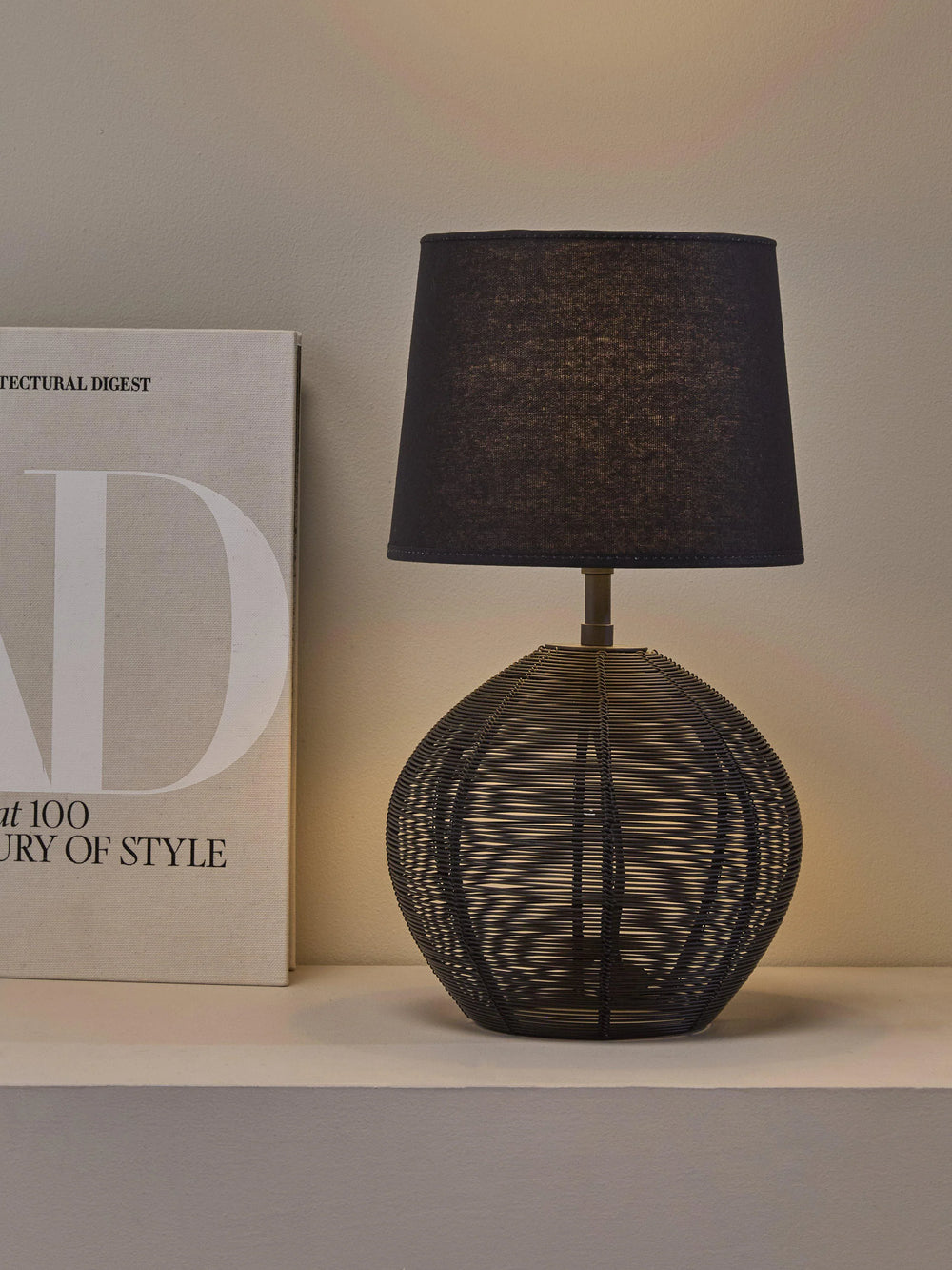 Sofia Lampskärm - Franza Svart 20cm - PR Home - Ljusvaruhuset