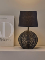 Sofia Lampskärm - Franza Svart 20cm - PR Home - Ljusvaruhuset